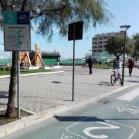 Pista ciclabile e lungomare di Pesaro